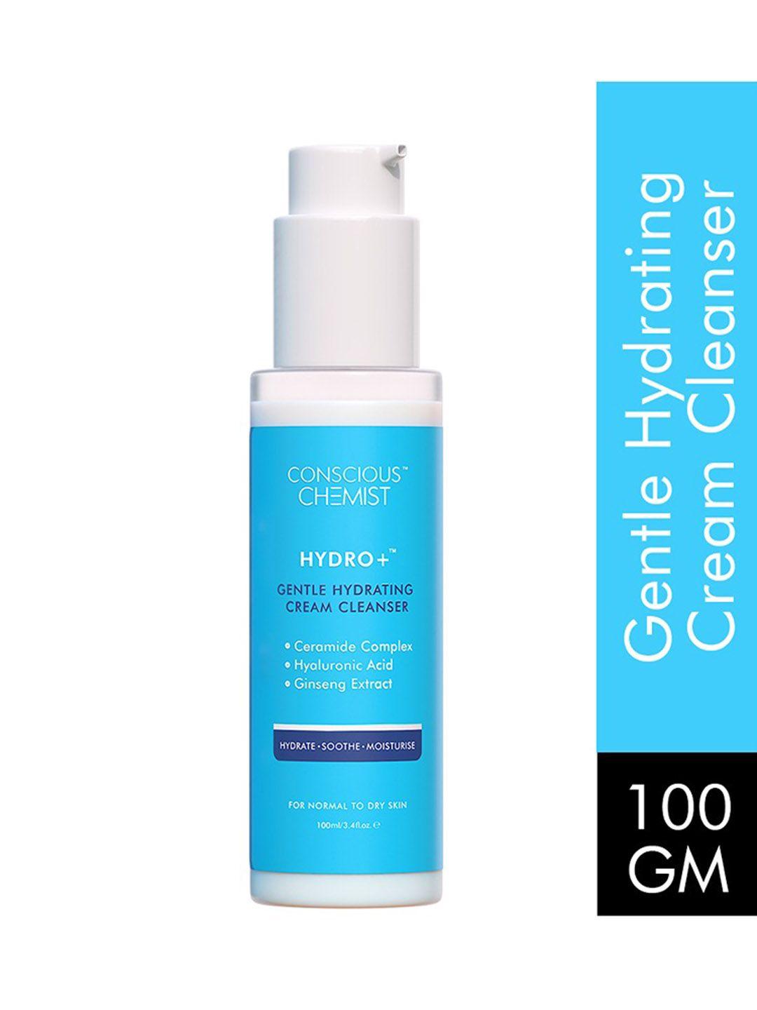 conscious chemist gentle hydrating face wash for dry skin with hyaluronic acid 100ml