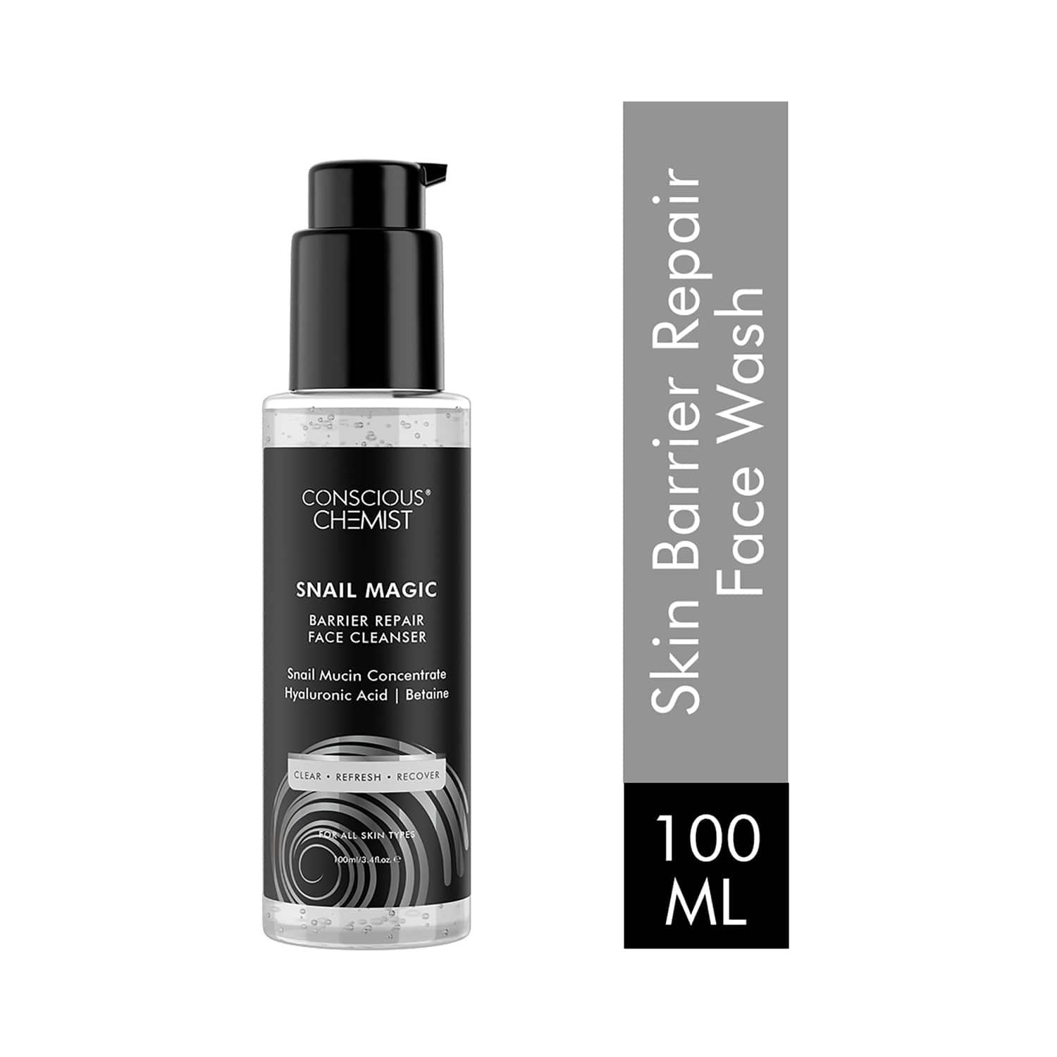 conscious chemist snail magic barrier repair face cleanser (100ml)