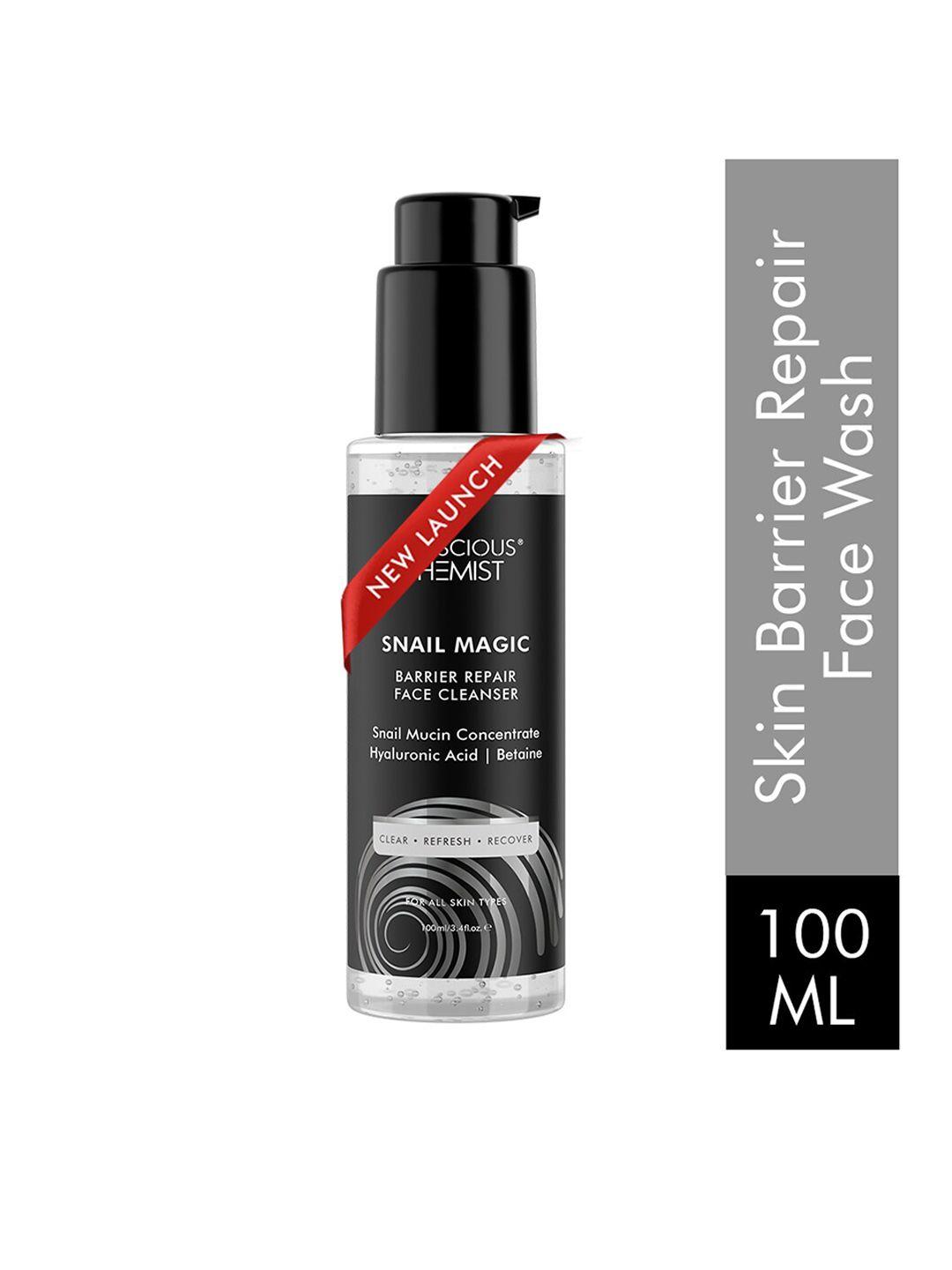 conscious chemist snail magic barrier repair face cleanser for sensitive skin - 100ml