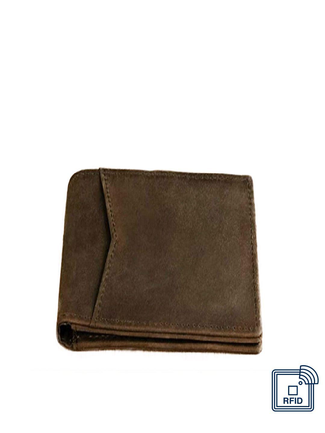 contacts men leather two fold wallet