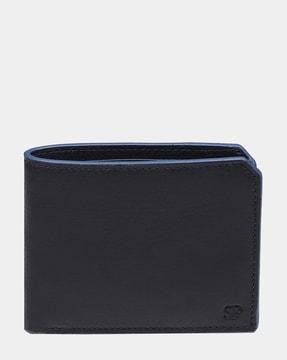 contrast edge bi-fold wallet