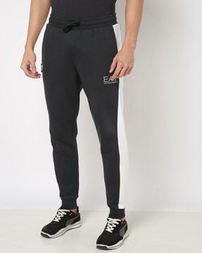 contrast logo training joggers