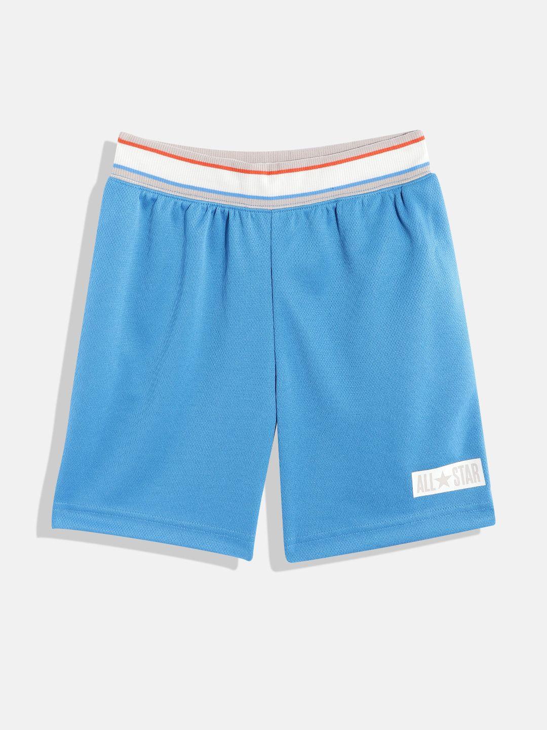 converse boys blue shorts