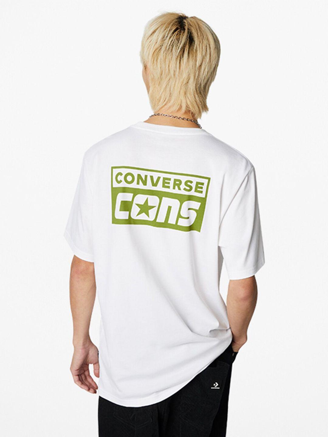 converse brand logo printed relaxed cotton t-shirt