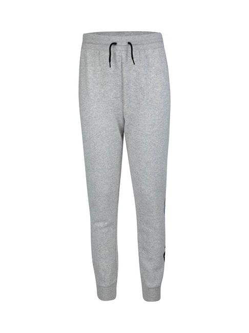 converse kids grey textured joggers