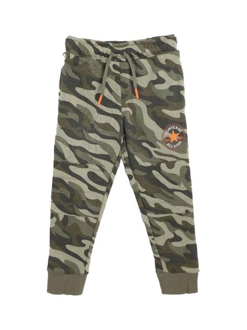 converse kids multicolor printed joggers