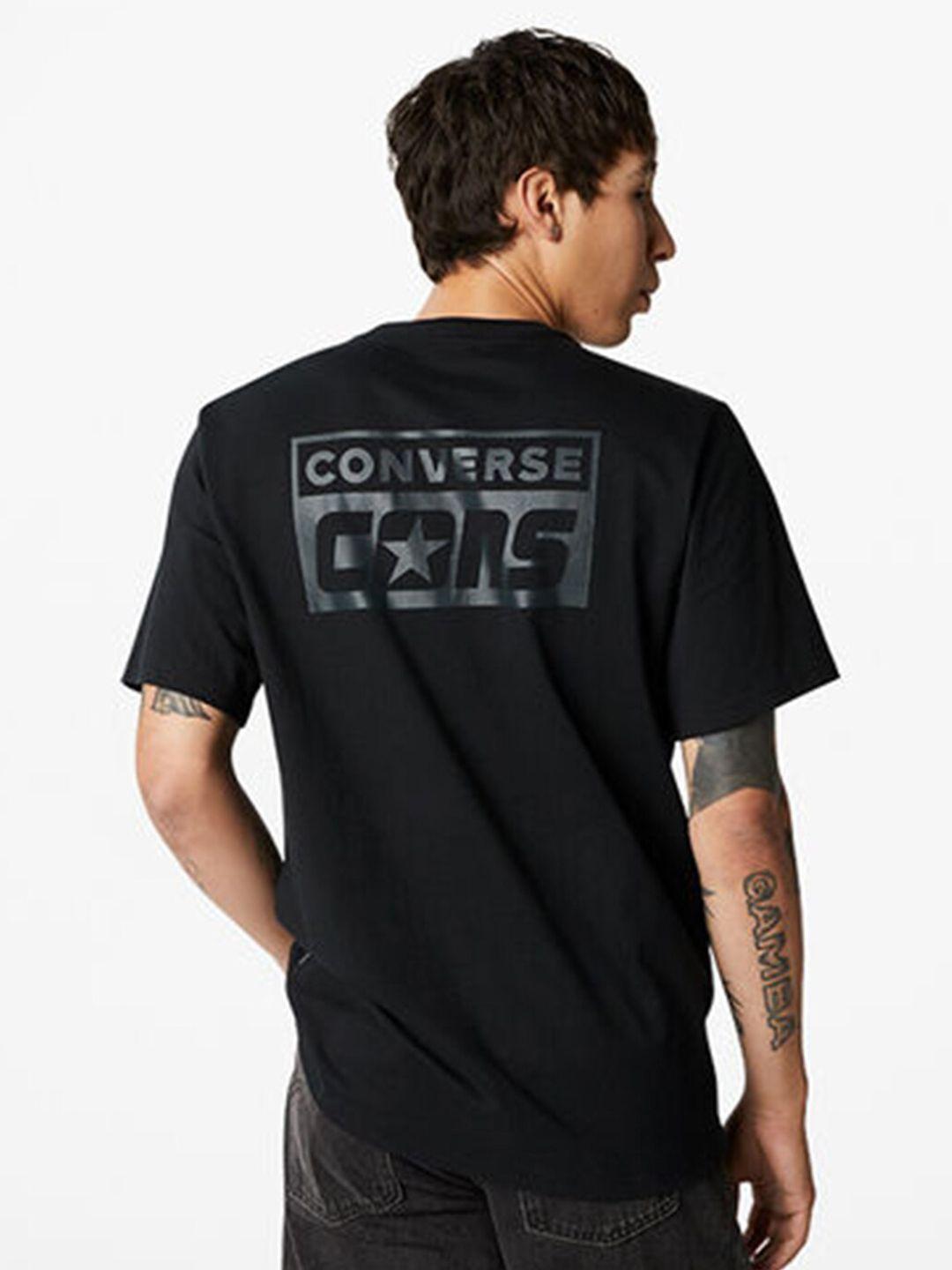 converse typography printed pure cotton t-shirt