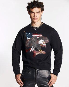 cool cotton slim fit sweatshirt