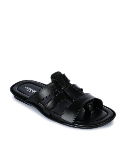 coolers by liberty men's black casual sandals