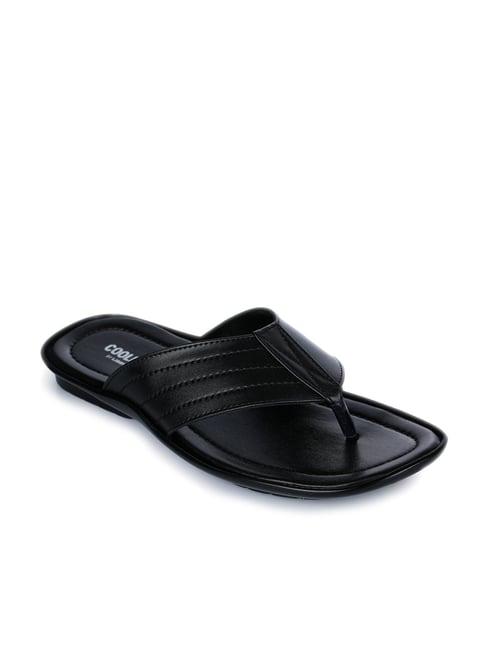 coolers by liberty men's black thong sandals