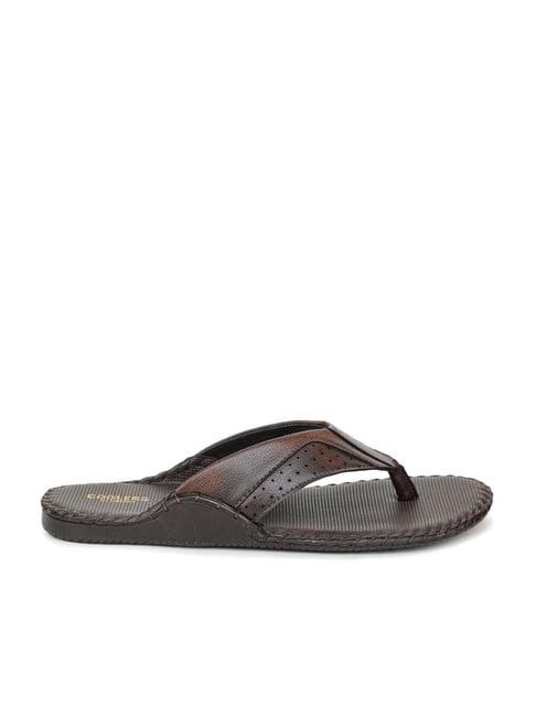 coolers by liberty men's brown thong sandals