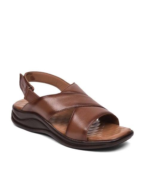 coolers by liberty men's tan back strap sandals