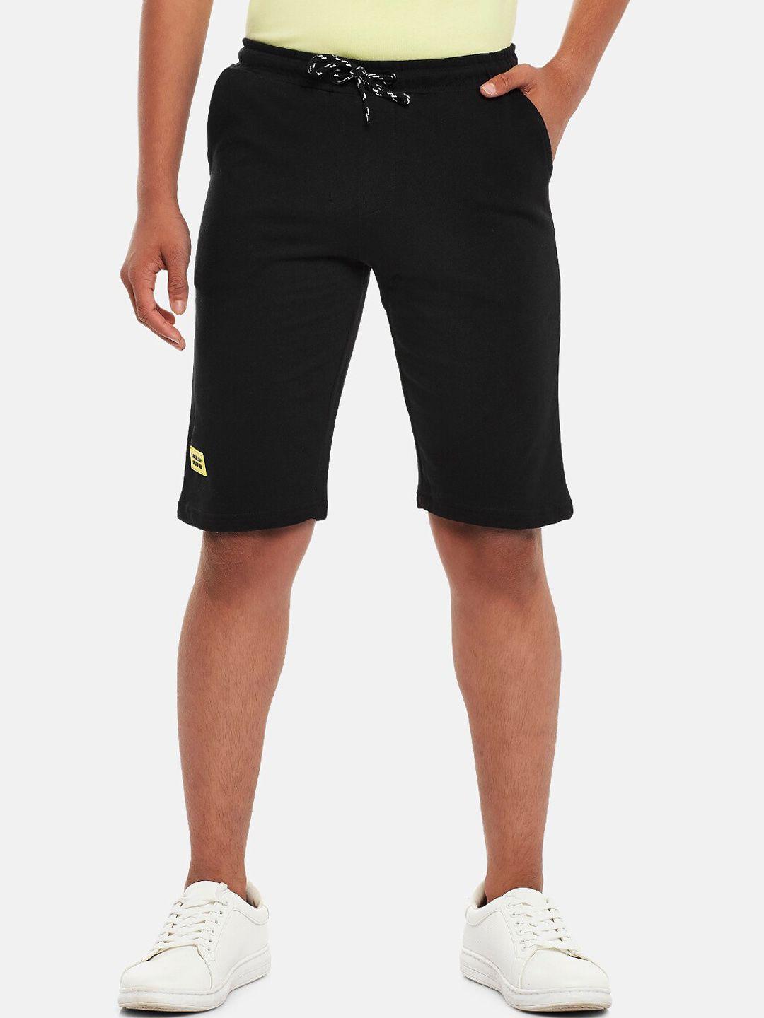coolsters by pantaloons boys black solid shorts