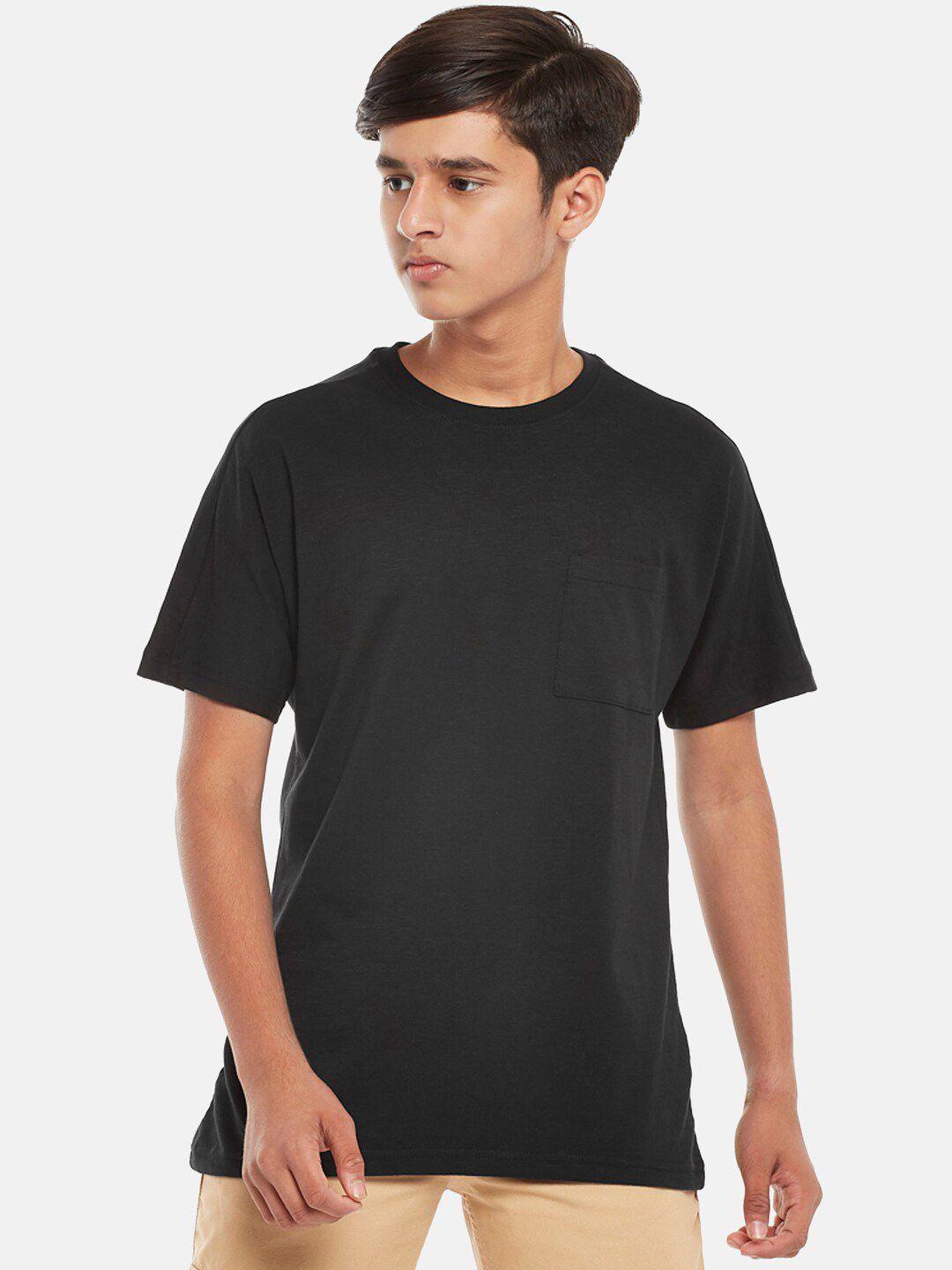 coolsters by pantaloons boys black t-shirt