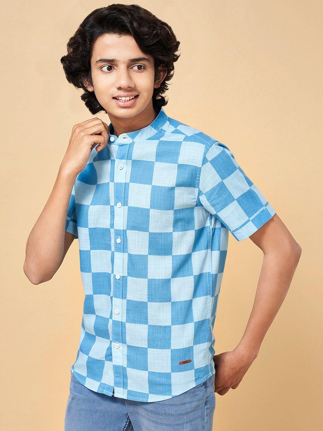 coolsters by pantaloons boys checked cotton casual shirt