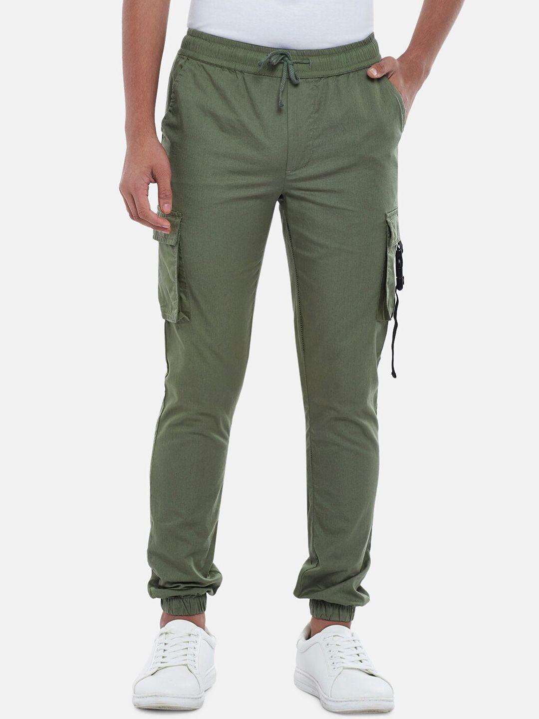coolsters by pantaloons boys olive green cargos trouser