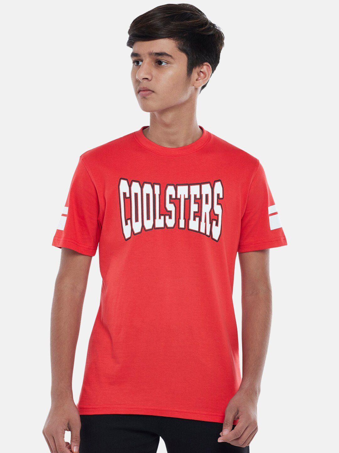 coolsters by pantaloons boys red printed t-shirt