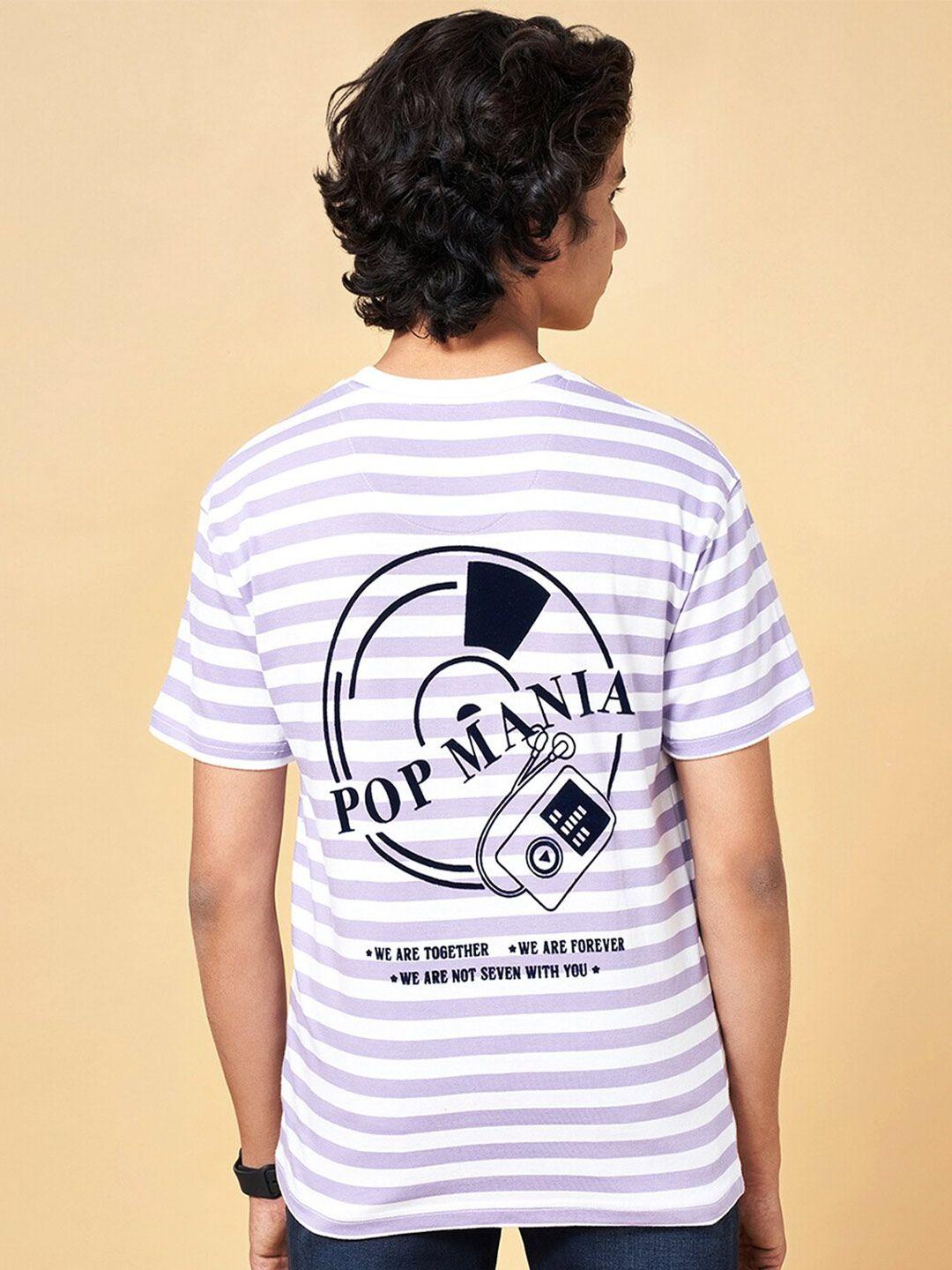 coolsters by pantaloons boys striped cotton t-shirt
