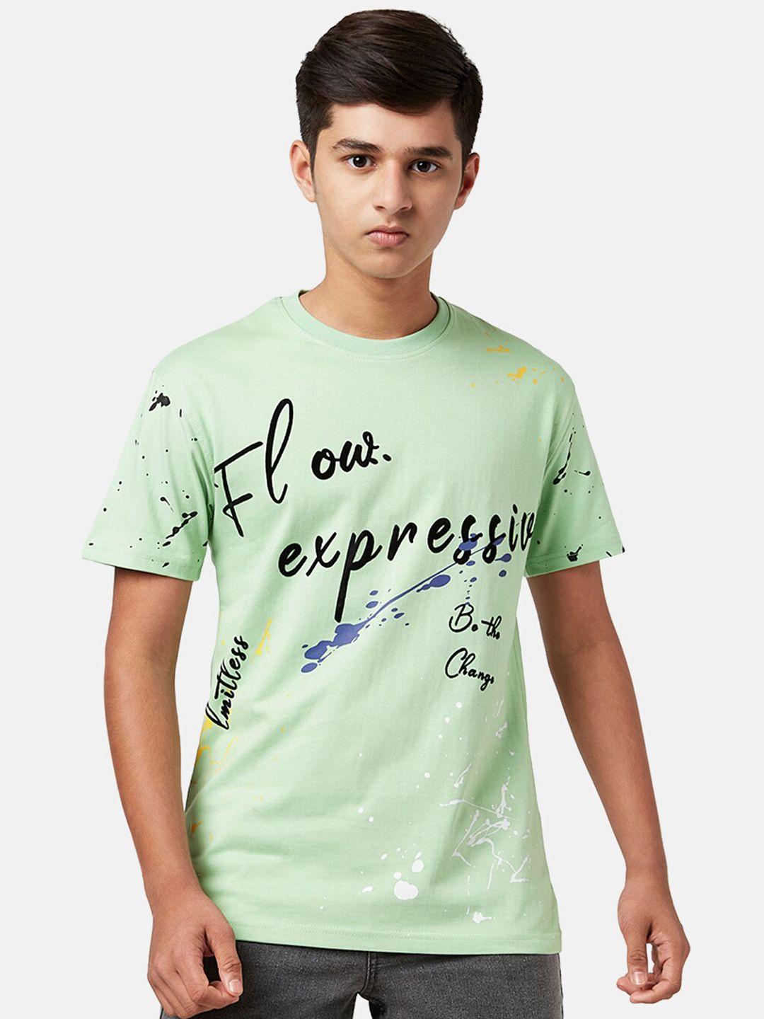 coolsters by pantaloons boys typography printed cotton t-shirt