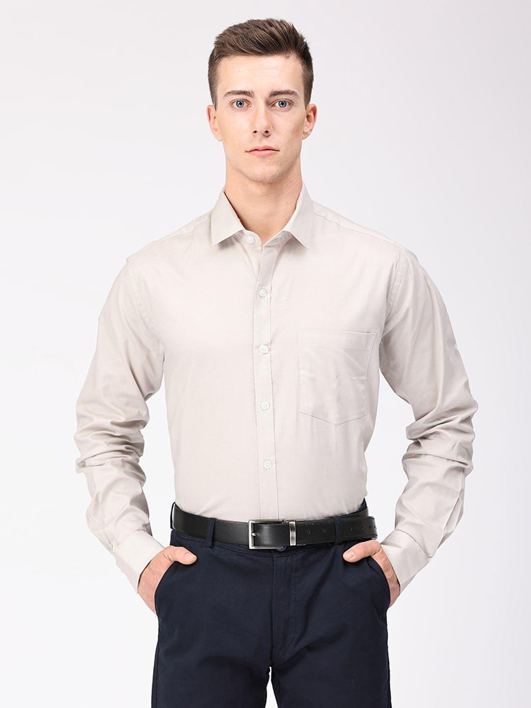 copperline comfort slim fit cotton formal shirt
