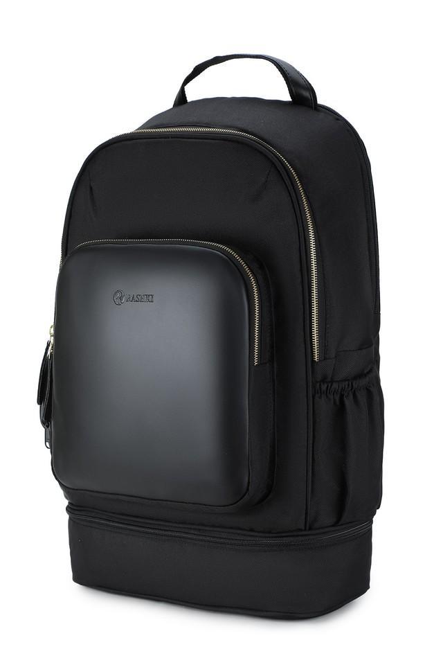 cora pu zipper closure unisex backpack