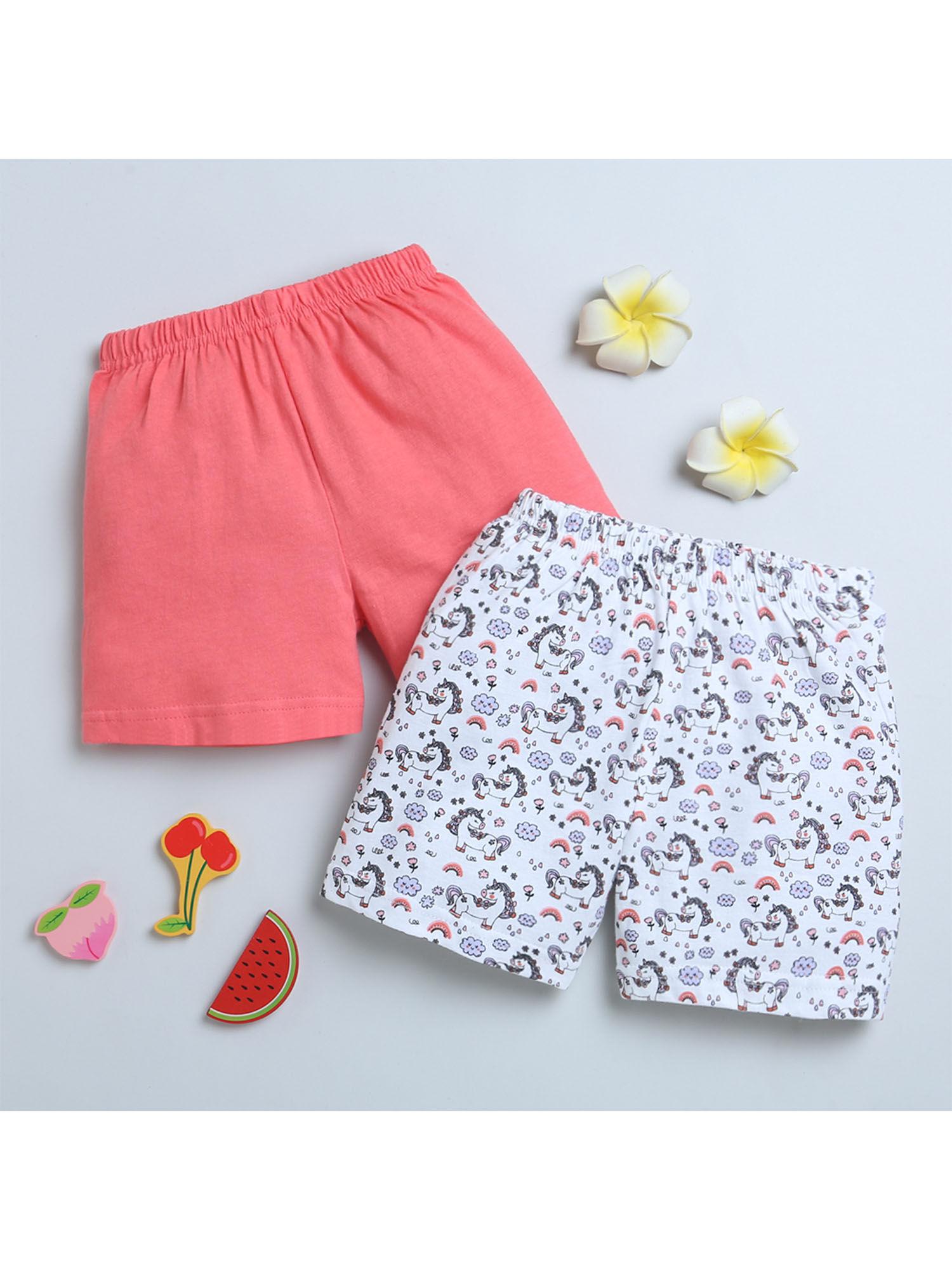 coral-and-white-girls-shorts-(set-of-2)