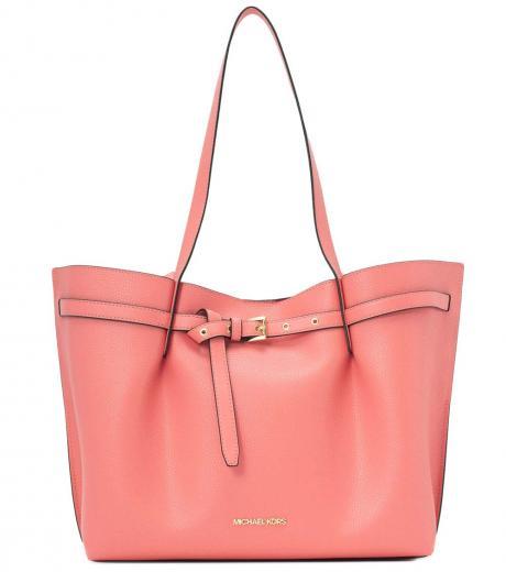 coral emilia large tote