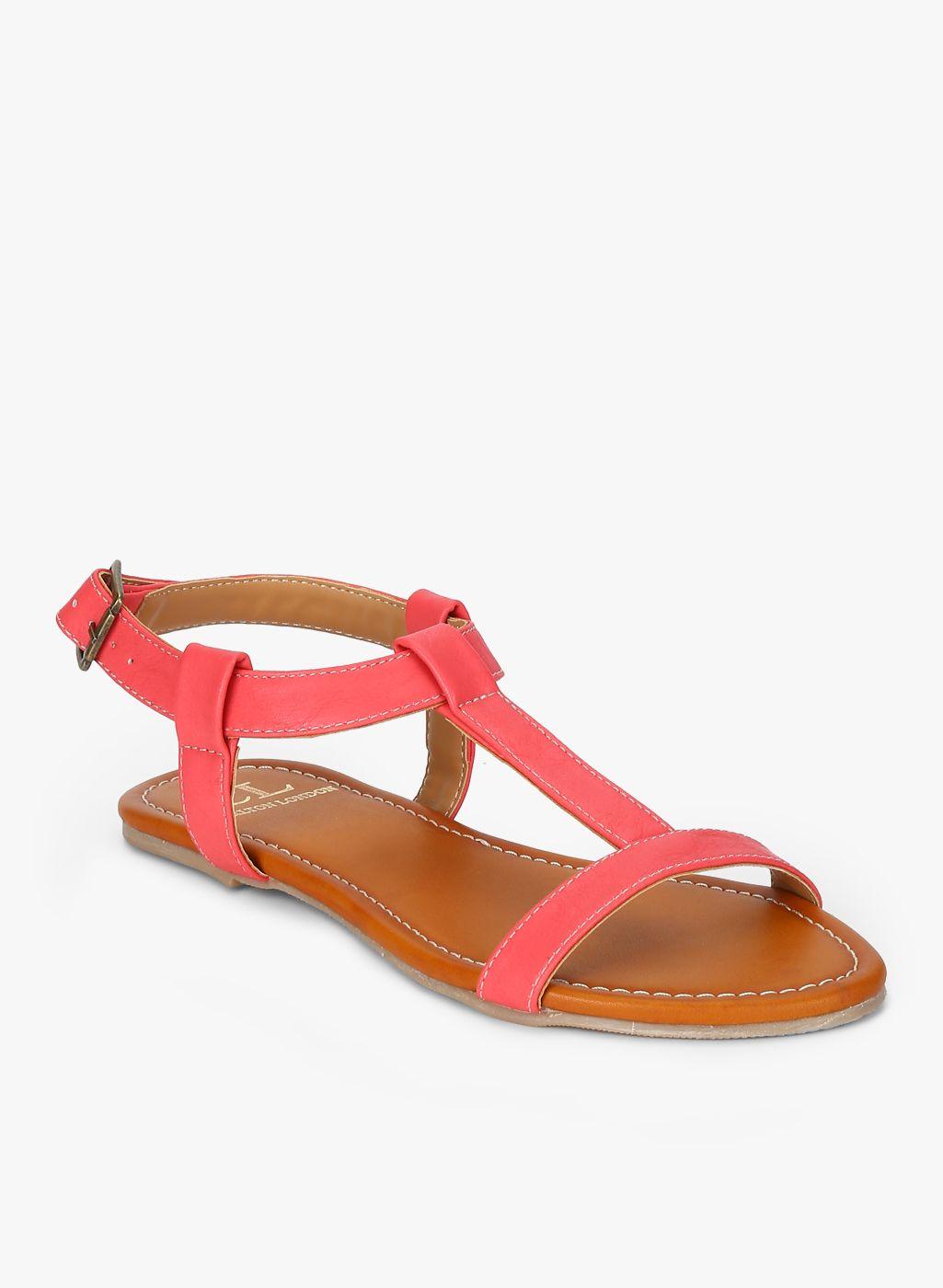 coral sandals