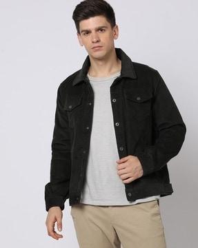 corduroy jacket with insert pockets