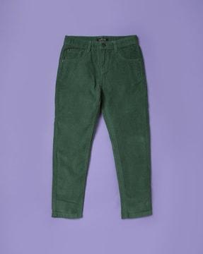 corduroy regular fit pants