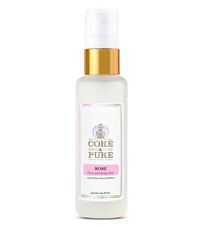 core & pure rose water face and body mist - 50 ml