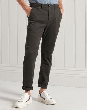 core flat-front slim fit chinos