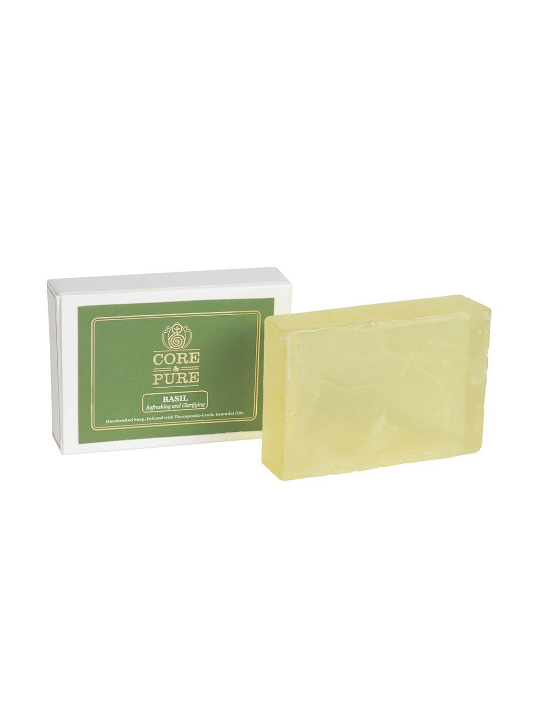 core & pure refreshing and clarifying basil soap 100 g