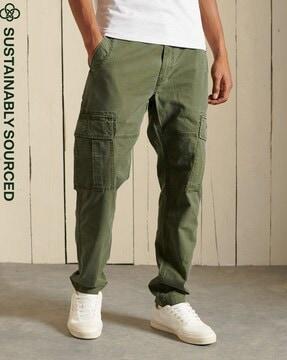 core cargo pants with flap pockets