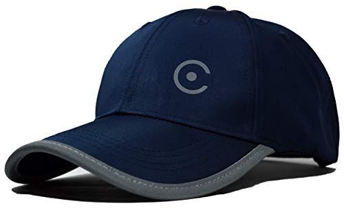 coreteq unisex water resistant rapid dry lightweight sports cap with adjustable strap (pack of 1) (marine blue, free size)