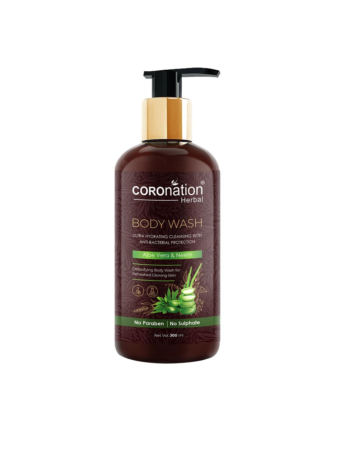 coronation herbal aloe vera & neem body wash 300 ml