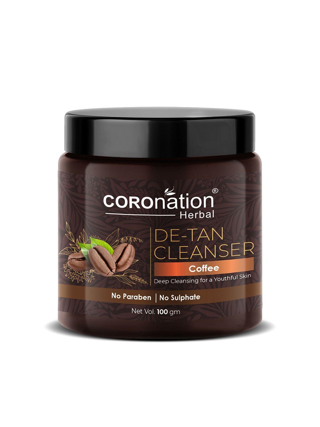 coronation herbal coffee deep cleansing de-tan cleanser 100 gm