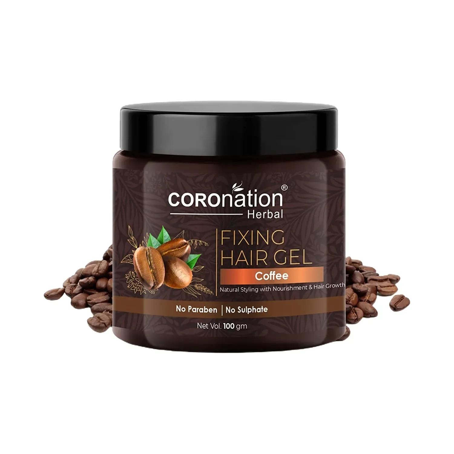 coronation herbal coffee fixing hair gel (100g)