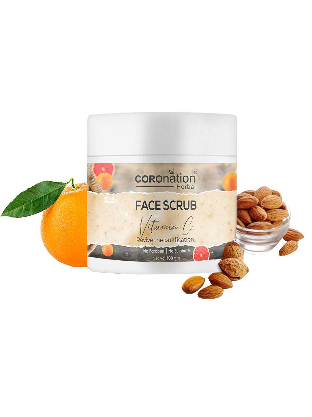 coronation herbal vitamin c face scrub - 100gm