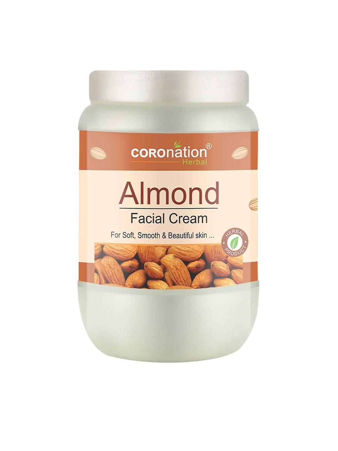 coronation herbal almond facial cream with sandal & bee wax - 750 ml