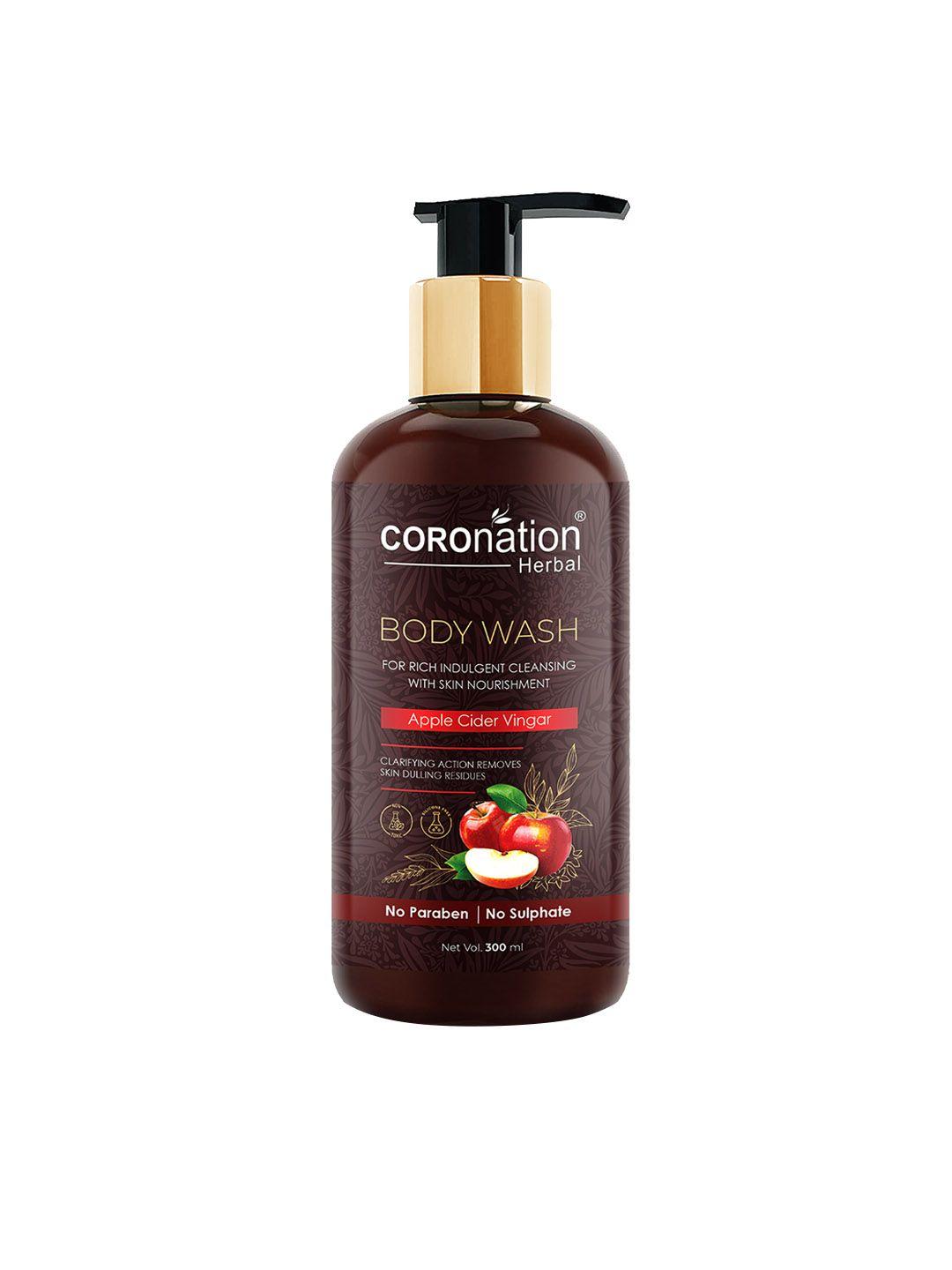 coronation herbal apple cider vinegar body wash 300 ml