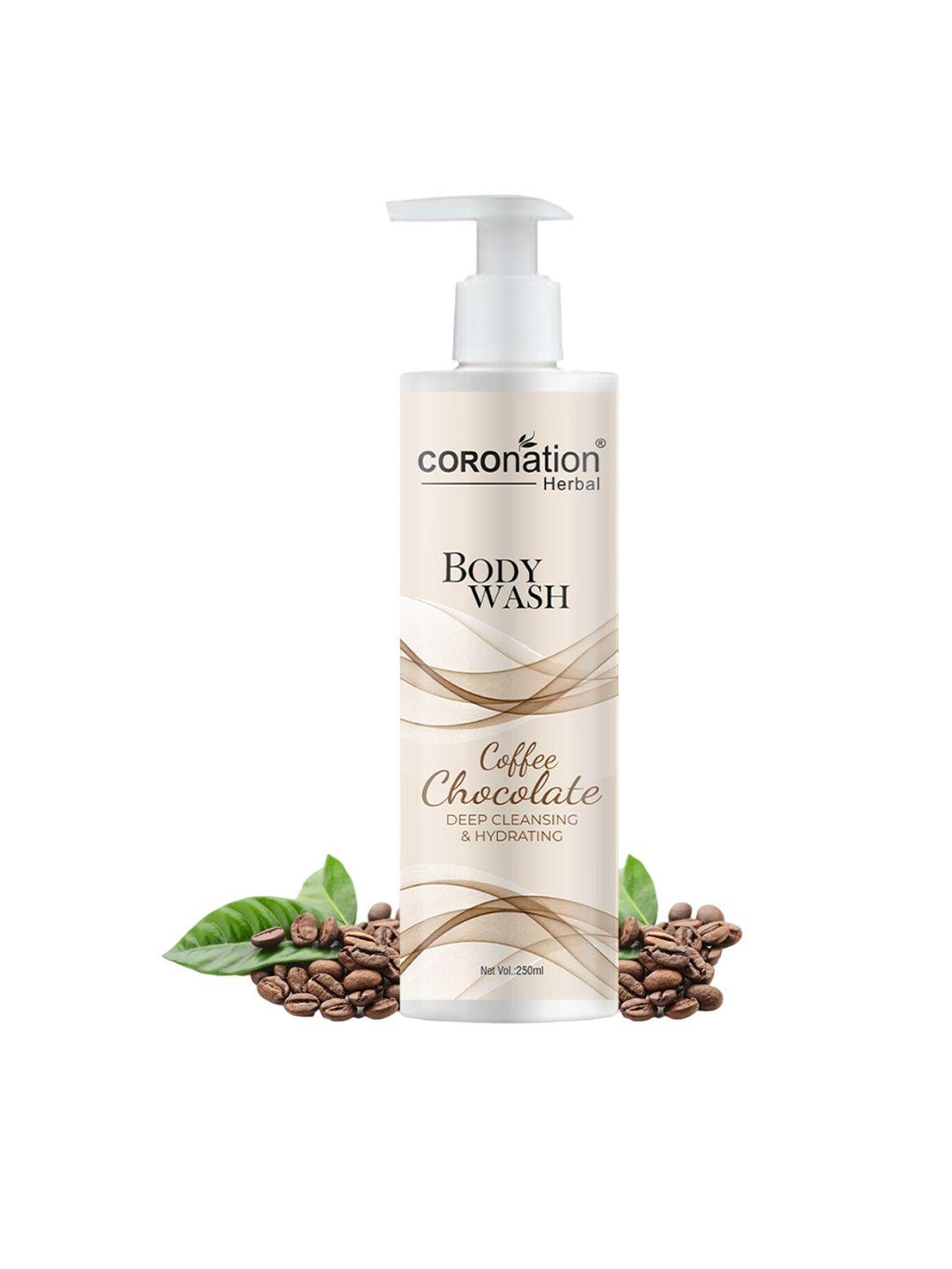 coronation herbal coffee & chocolate body wash 250ml