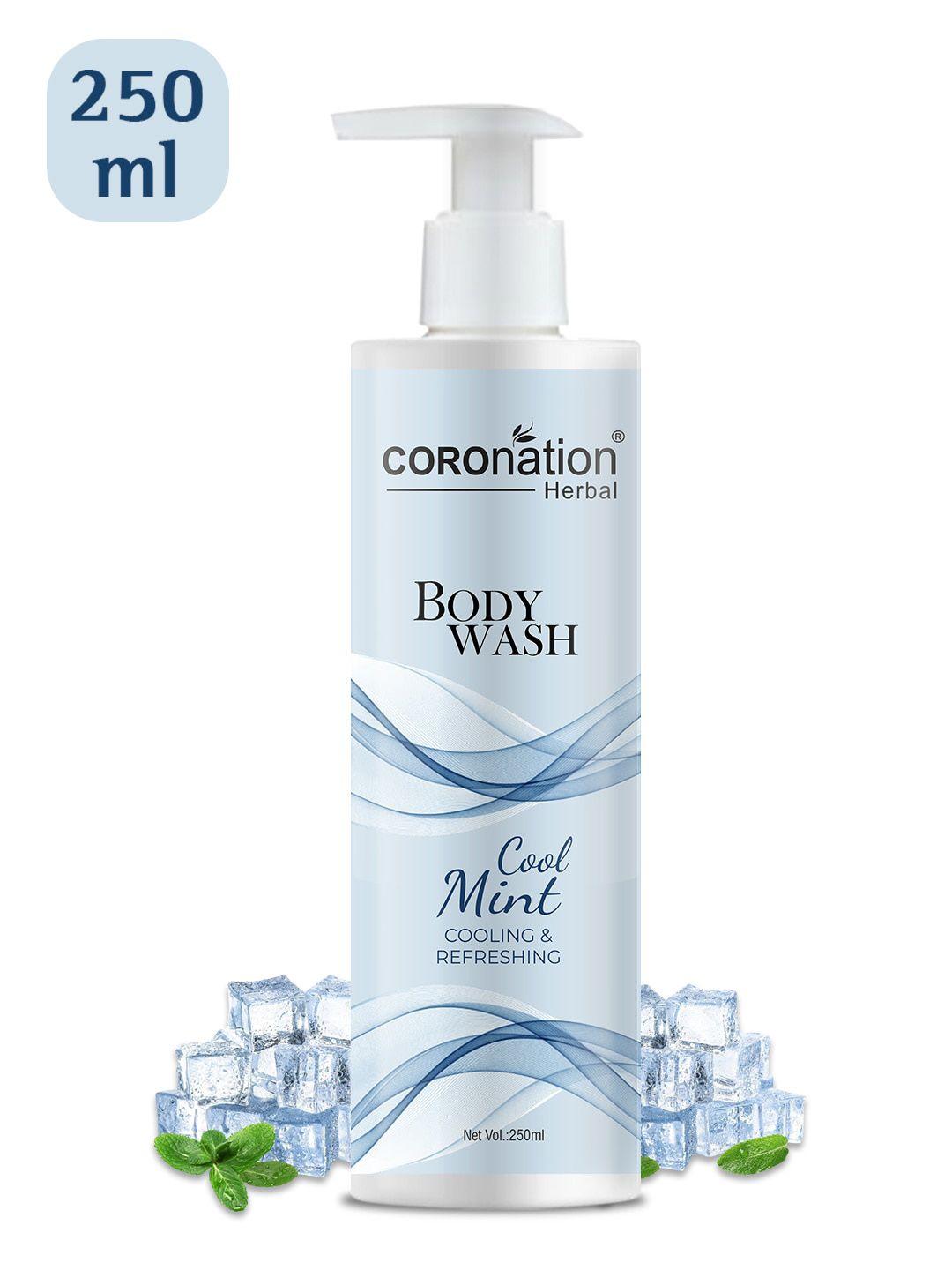 coronation herbal cool mint body wash - 250ml