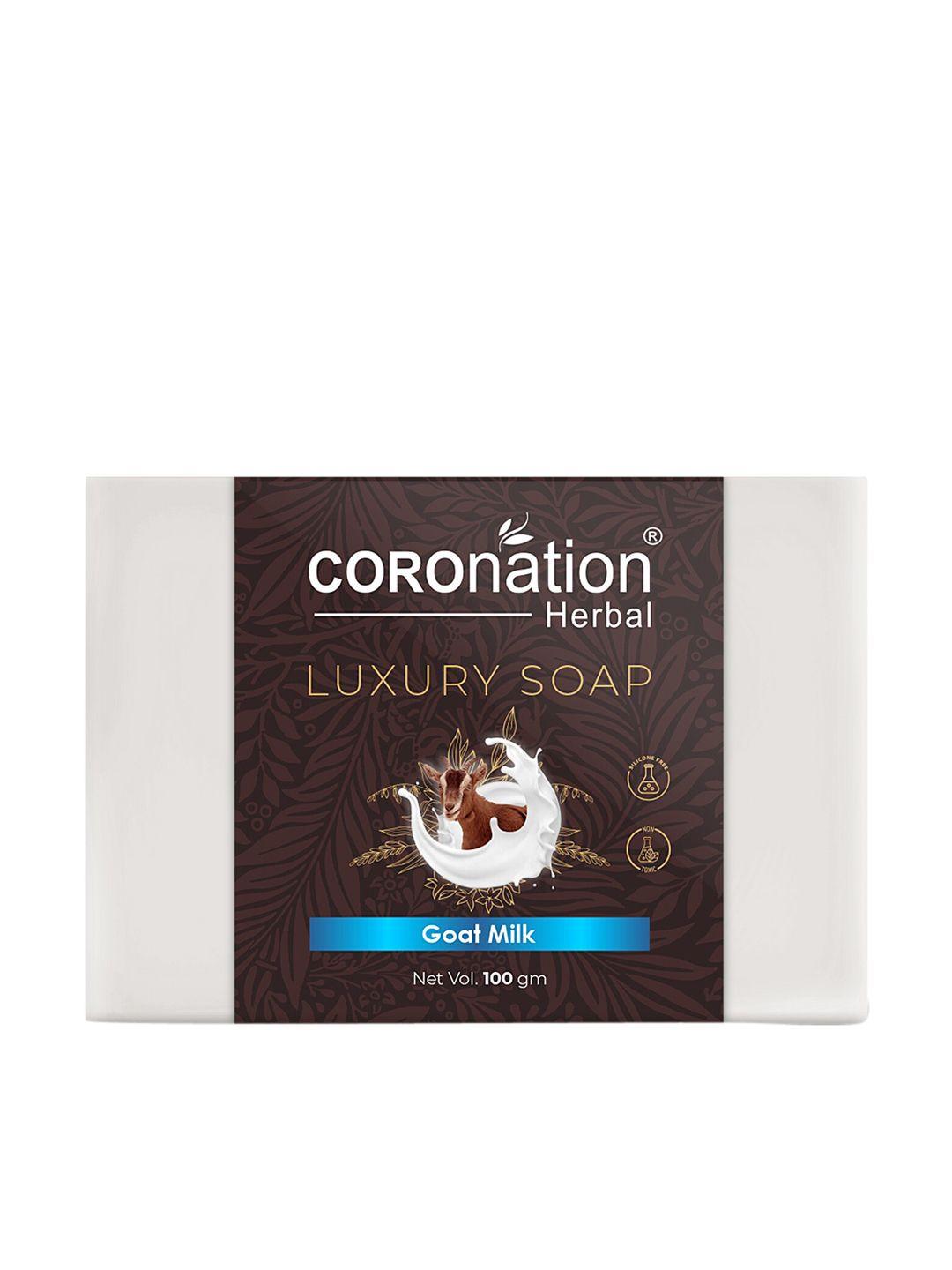 coronation herbal goat milk luxury soap - 100 g