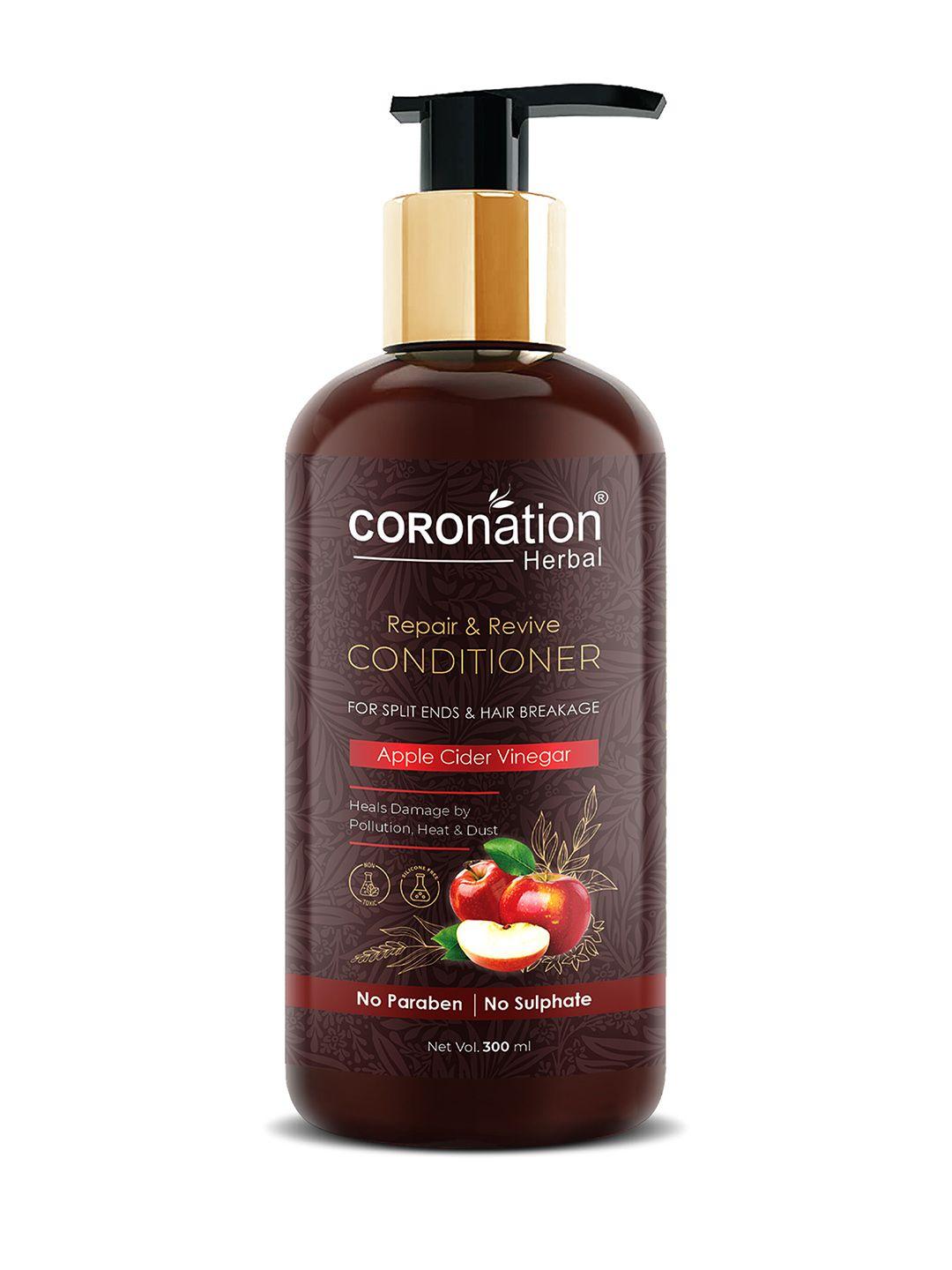 coronation herbal repair & revive hair conditioner with apple cider vinegar 300 ml