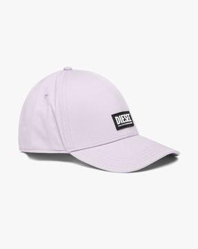 corry-gum baseball cap with logo patch