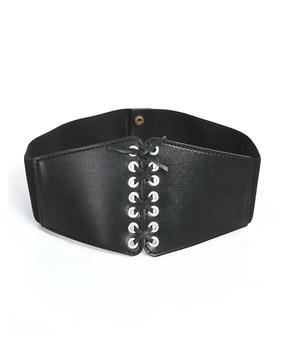 corset belt with tie-up