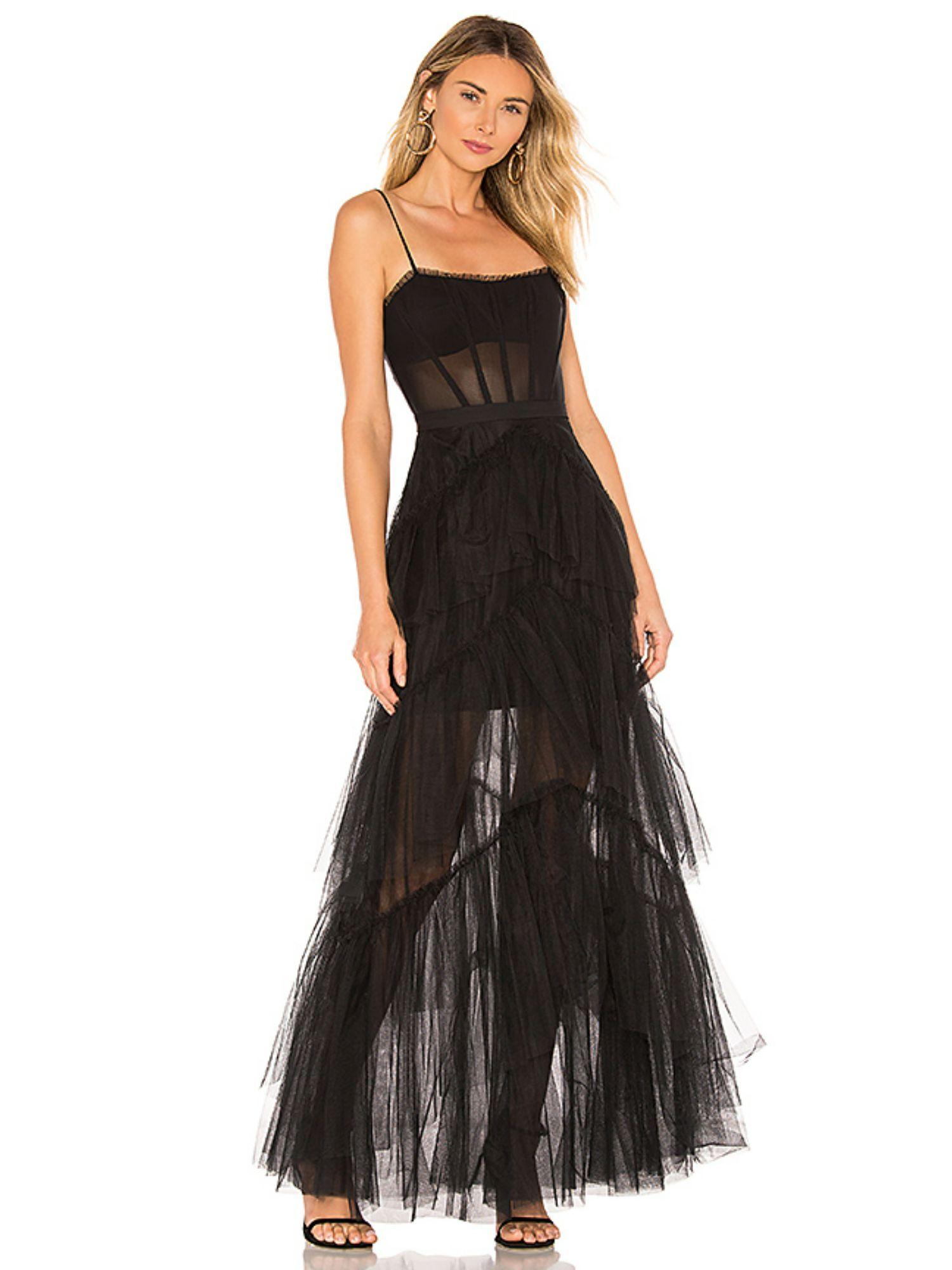 corset tulle gown