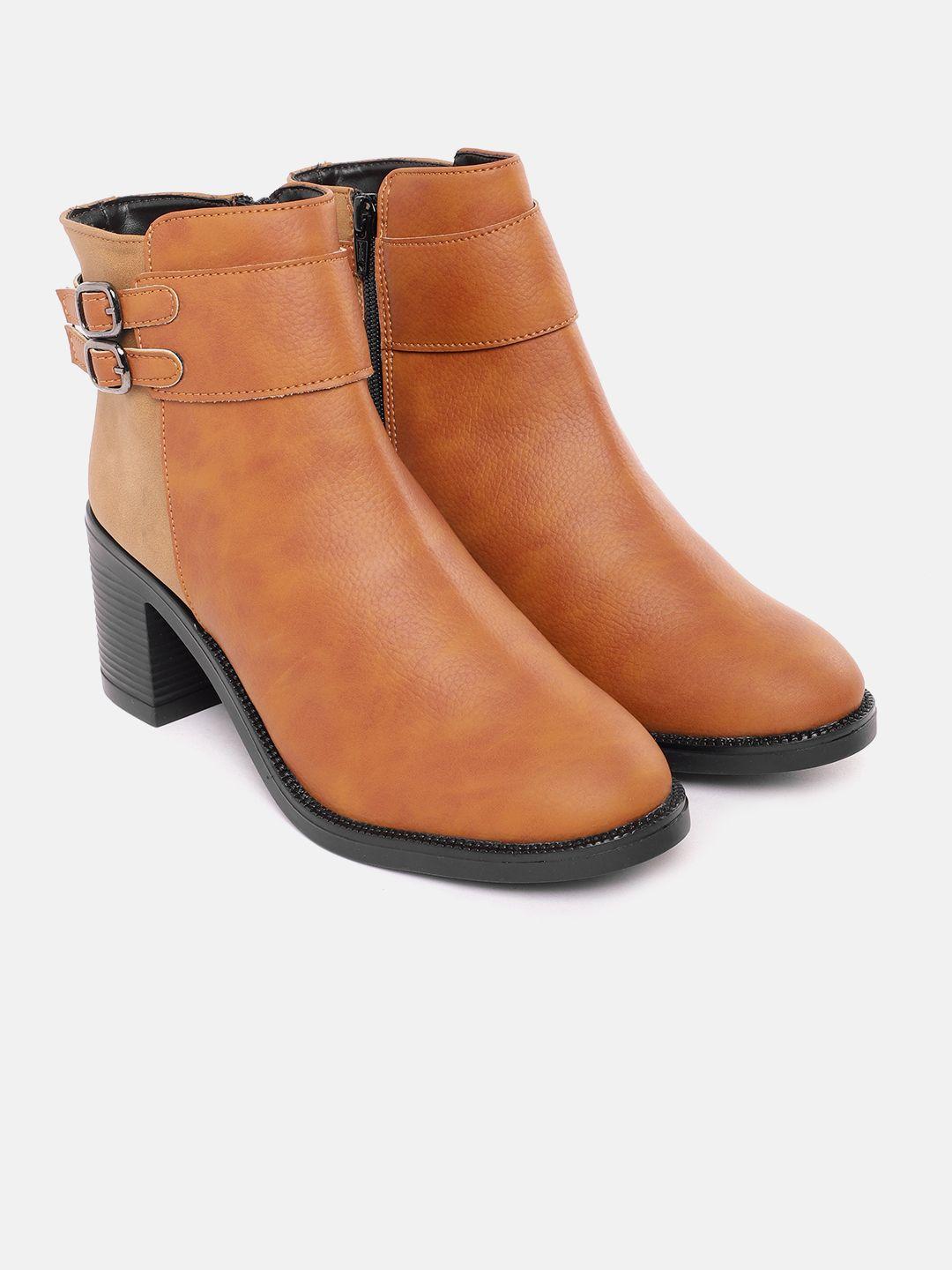 corsica women block heel mid-top boots