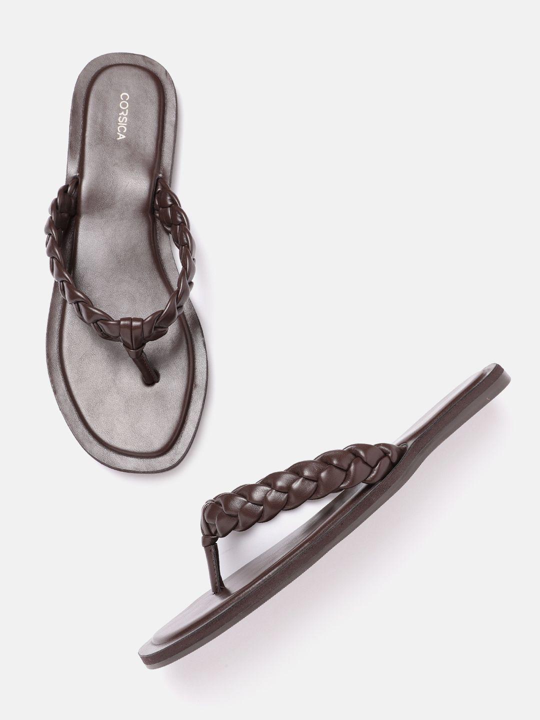 corsica women braided straps open toe flats